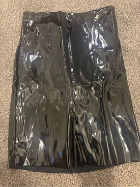 Commando Black Patent Pencil Skirt